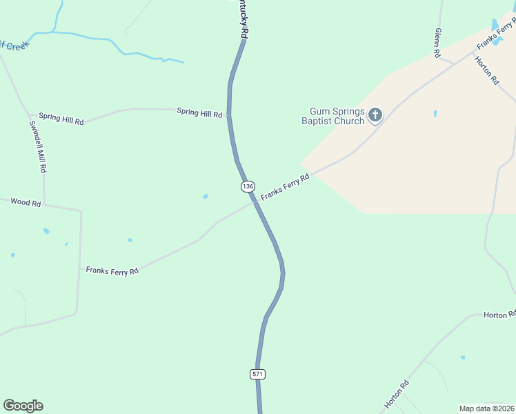 map of restaurants, bars, coffee shops, grocery stores, and more near County Highway 571 in Walling