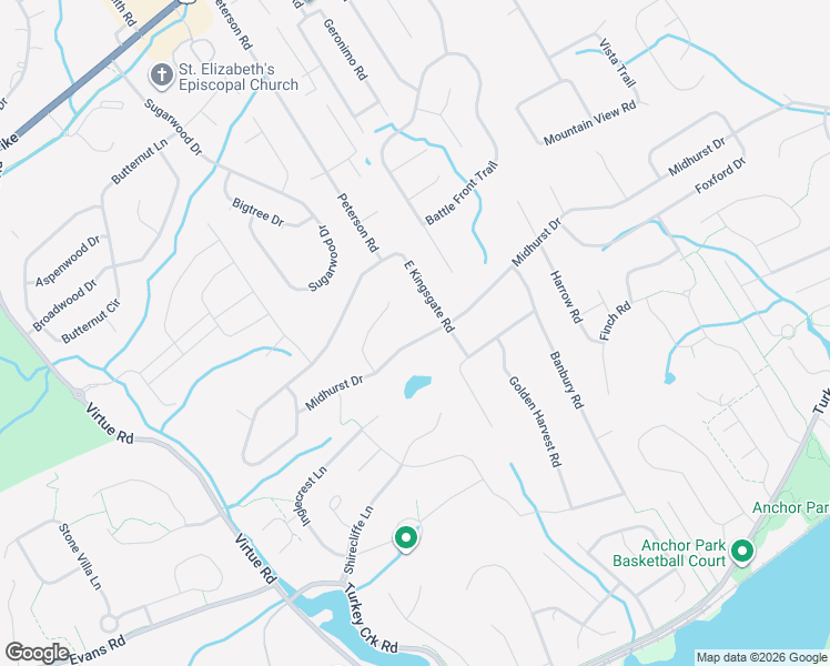 map of restaurants, bars, coffee shops, grocery stores, and more near 11909 Midhurst Drive in Knoxville