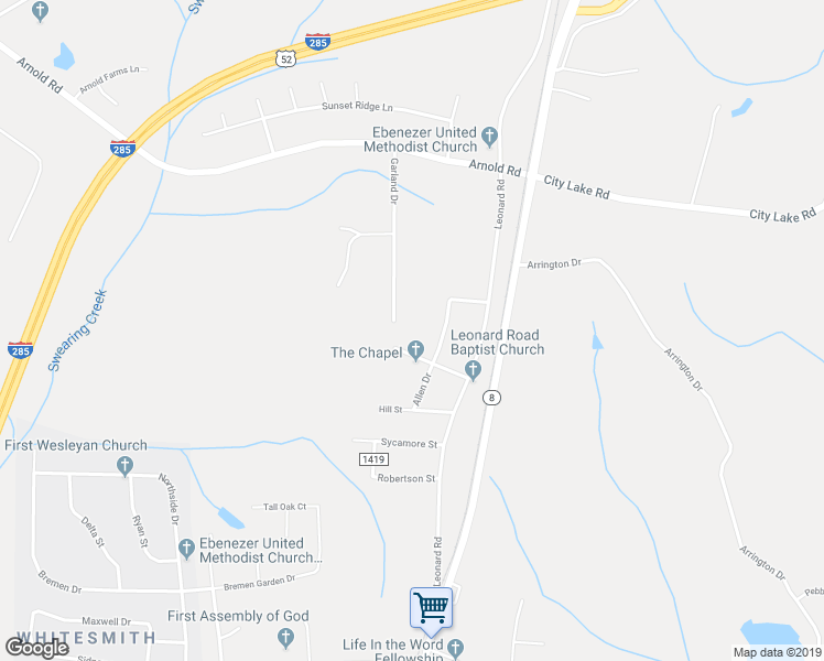 map of restaurants, bars, coffee shops, grocery stores, and more near 487 Garland Drive in Lexington