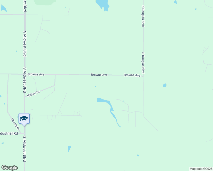 map of restaurants, bars, coffee shops, grocery stores, and more near 3975 Browne Avenue in Guthrie