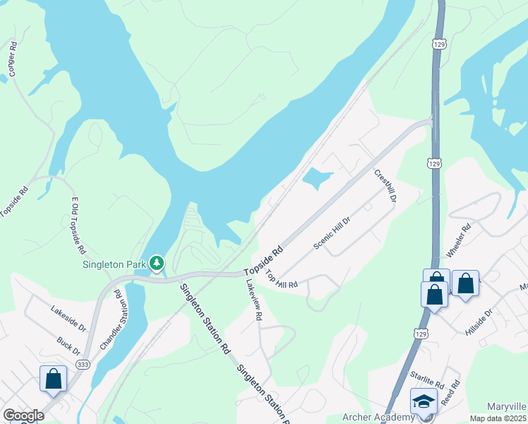 map of restaurants, bars, coffee shops, grocery stores, and more near 4827 Riversedge Road in Louisville