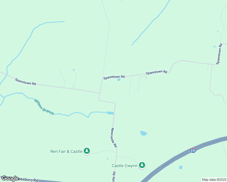 map of restaurants, bars, coffee shops, grocery stores, and more near 11201 Spanntown Road in Arrington