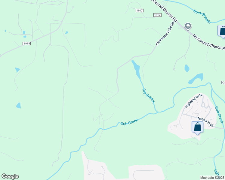 map of restaurants, bars, coffee shops, grocery stores, and more near 1913 Clearwater Lake Road in Chapel Hill