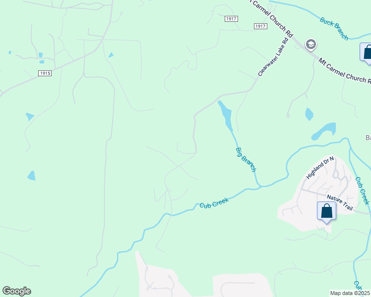 map of restaurants, bars, coffee shops, grocery stores, and more near 1913 Clearwater Lake Road in Chapel Hill