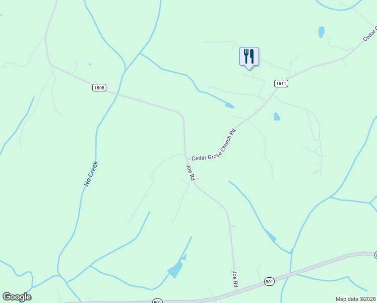map of restaurants, bars, coffee shops, grocery stores, and more near 826 State Road 1811 in Mocksville