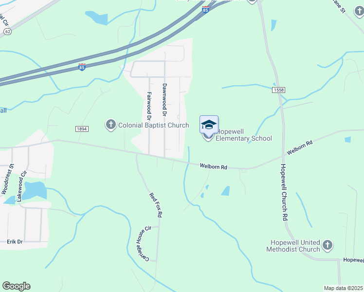 map of restaurants, bars, coffee shops, grocery stores, and more near 4120 Wedgewood Terrace in Trinity