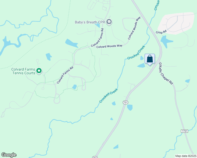 map of restaurants, bars, coffee shops, grocery stores, and more near 224 Crimson Oak Drive in Durham