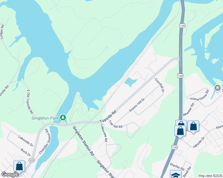 map of restaurants, bars, coffee shops, grocery stores, and more near 4841 Riversedge Road in Louisville