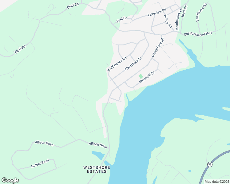 map of restaurants, bars, coffee shops, grocery stores, and more near 510 Bowman Bend Road in Harriman