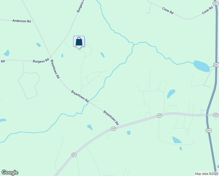 map of restaurants, bars, coffee shops, grocery stores, and more near 3427 Bryantown Road in Middlesex