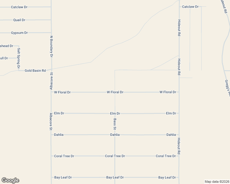 map of restaurants, bars, coffee shops, grocery stores, and more near West Floral Drive in Mohave County