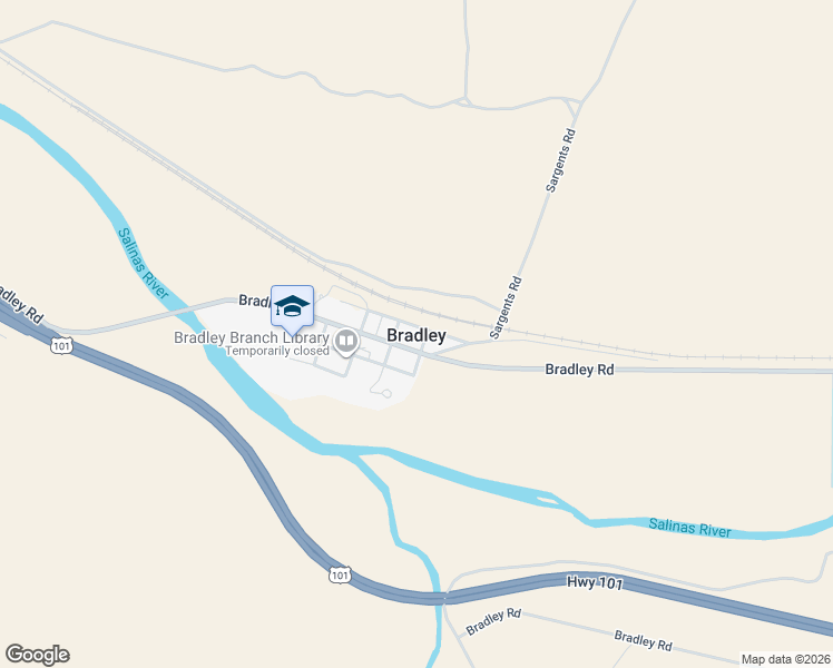 map of restaurants, bars, coffee shops, grocery stores, and more near in Bradley