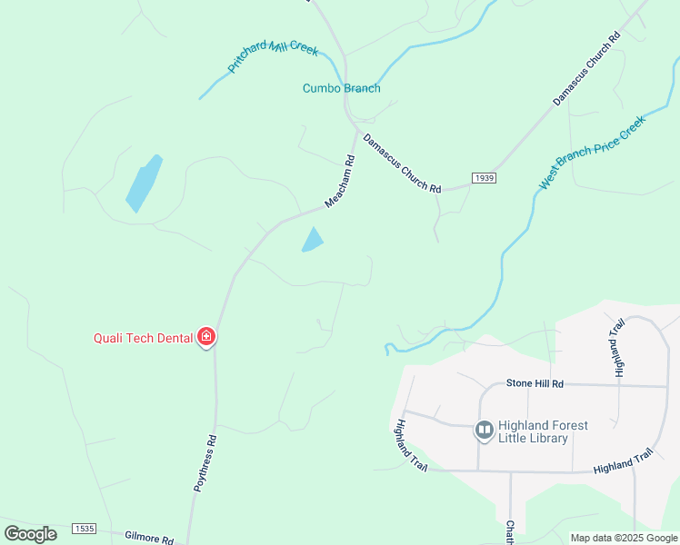 map of restaurants, bars, coffee shops, grocery stores, and more near 135 Glen Ridge Drive in Chapel Hill