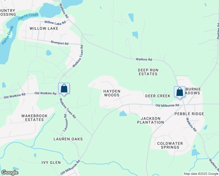 map of restaurants, bars, coffee shops, grocery stores, and more near 2921 Candlehurst Lane in Raleigh