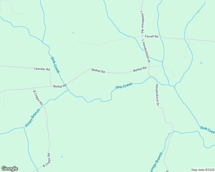 map of restaurants, bars, coffee shops, grocery stores, and more near 3320 Bethel Road in Smithville