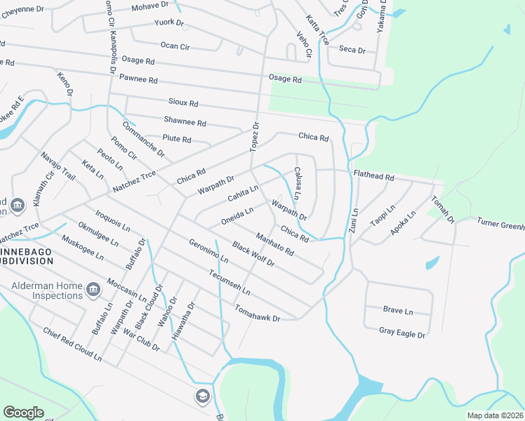 map of restaurants, bars, coffee shops, grocery stores, and more near 726 Oneida Lane in Crossville