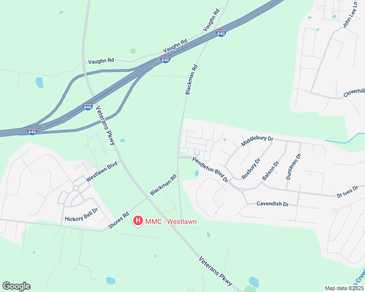 map of restaurants, bars, coffee shops, grocery stores, and more near 1405 Stokesley Drive in Murfreesboro