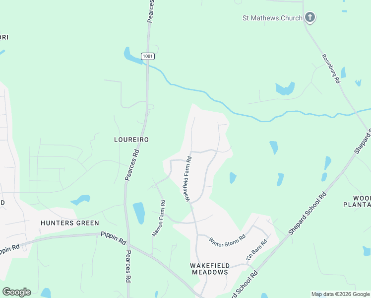 map of restaurants, bars, coffee shops, grocery stores, and more near 1337 Wakefield Farm Road in Zebulon