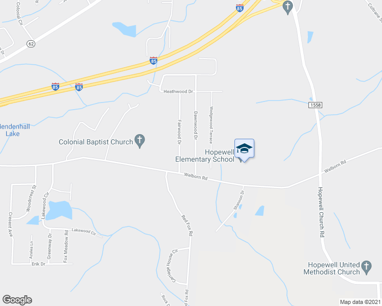 map of restaurants, bars, coffee shops, grocery stores, and more near 4163 Dawnwood Dr in Trinity