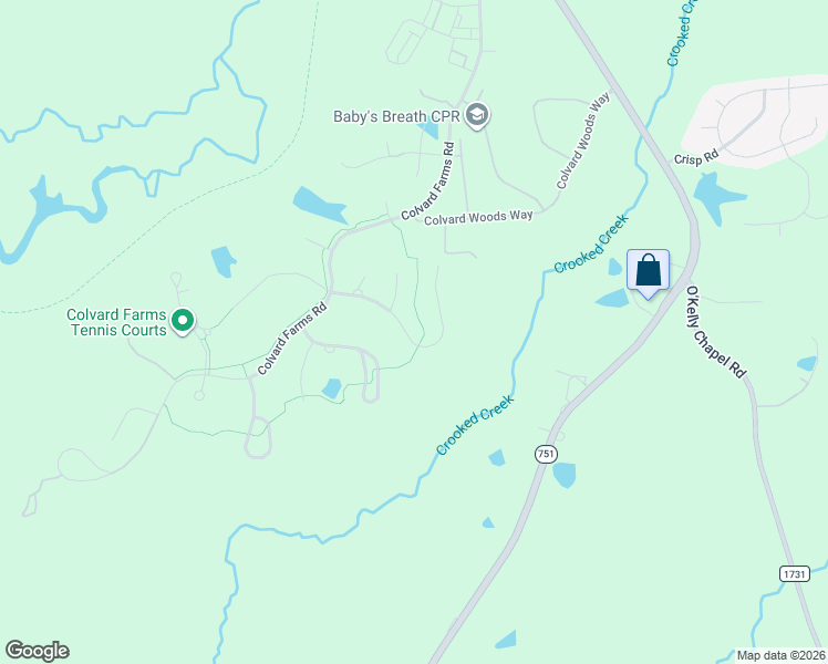 map of restaurants, bars, coffee shops, grocery stores, and more near 271 Crimson Oak Drive in Durham