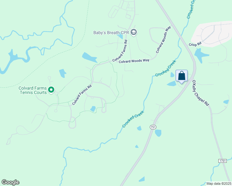 map of restaurants, bars, coffee shops, grocery stores, and more near 175 Crimson Oak Dr in Durham