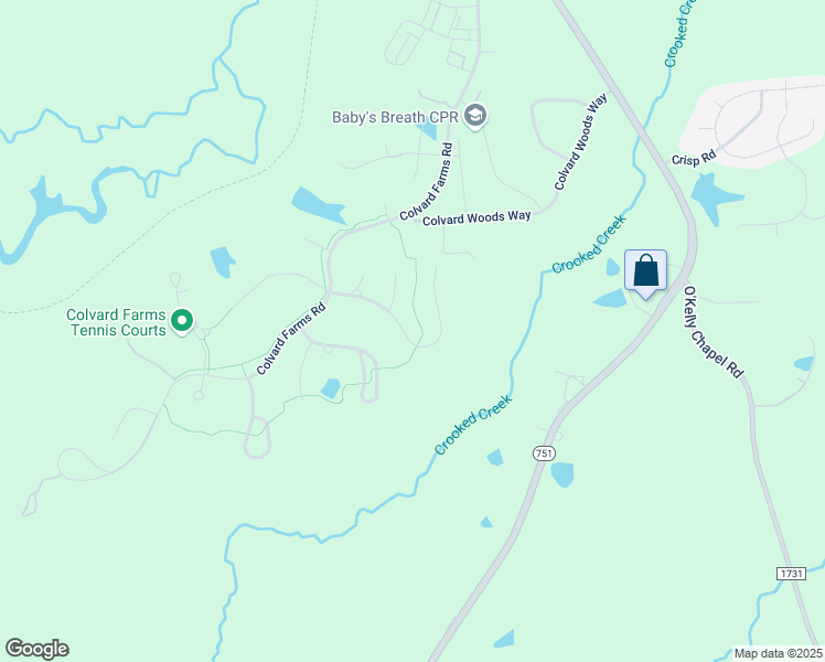 map of restaurants, bars, coffee shops, grocery stores, and more near 175 Crimson Oak Dr in Durham