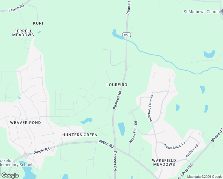 map of restaurants, bars, coffee shops, grocery stores, and more near 9404 Perimeter Court in Zebulon