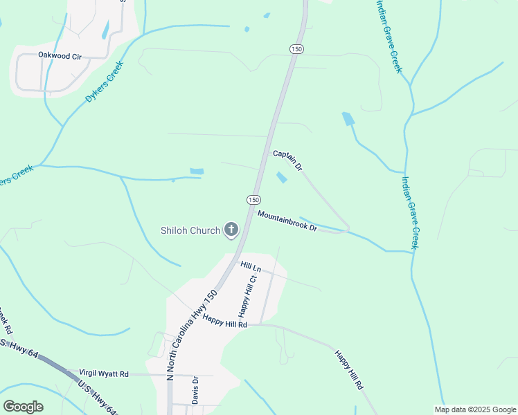 map of restaurants, bars, coffee shops, grocery stores, and more near 121 Mountainbrook Drive in Lexington