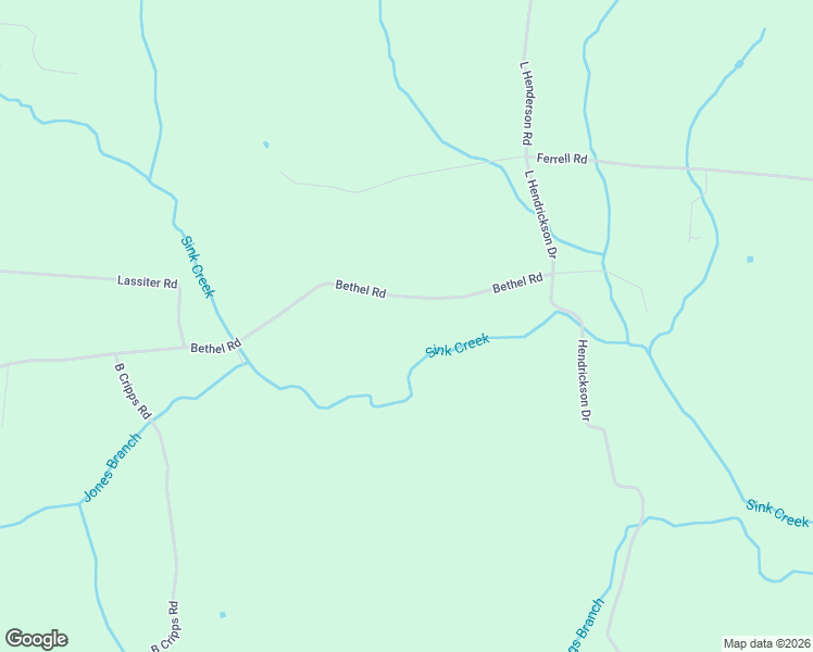 map of restaurants, bars, coffee shops, grocery stores, and more near 3320 Bethel Road in Smithville