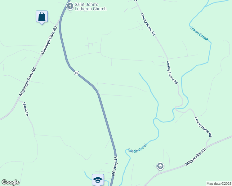 map of restaurants, bars, coffee shops, grocery stores, and more near 121 Mount Pilot Mobile Home Park Drive in Taylorsville