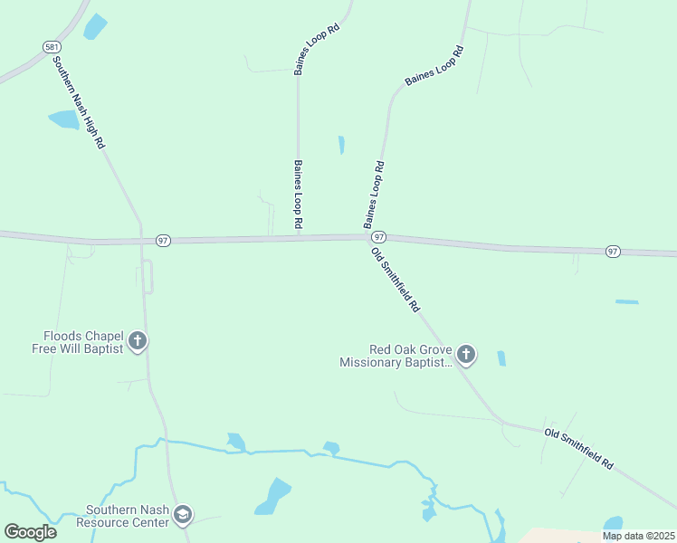 map of restaurants, bars, coffee shops, grocery stores, and more near 3953 North Carolina 97 in Spring Hope