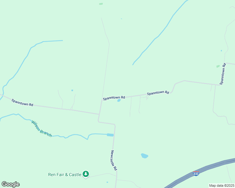 map of restaurants, bars, coffee shops, grocery stores, and more near 11140 Spantown Road in Arrington