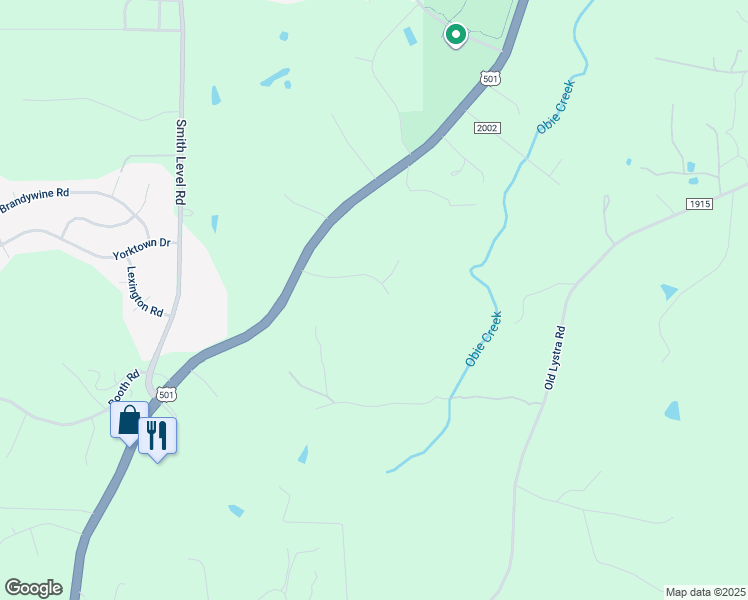 map of restaurants, bars, coffee shops, grocery stores, and more near 2000 Shagbark Court in Chapel Hill