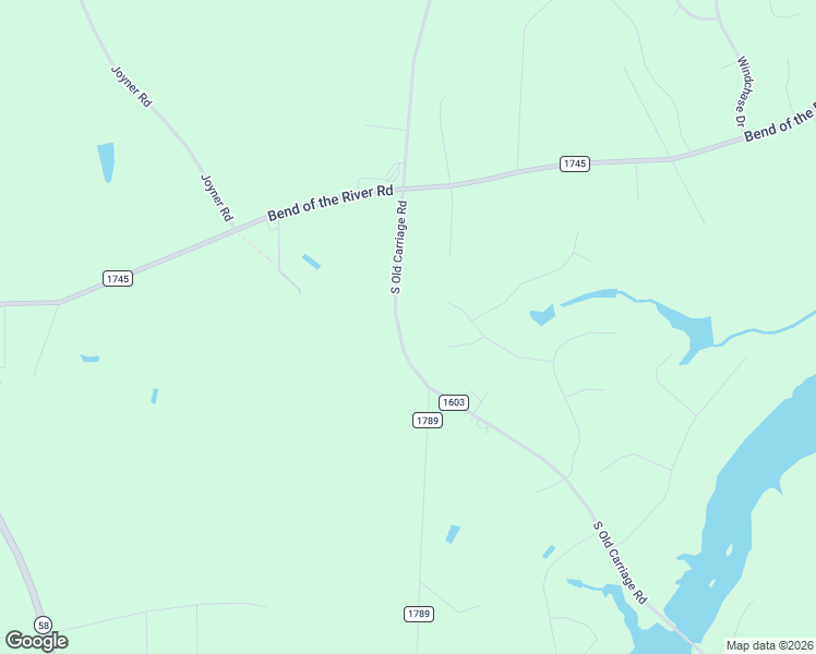 map of restaurants, bars, coffee shops, grocery stores, and more near 7951 South Old Carriage Road in Rocky Mount