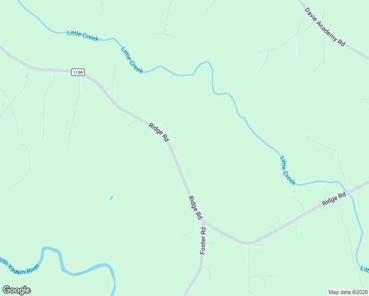 map of restaurants, bars, coffee shops, grocery stores, and more near 824 Ridge Road in Mocksville