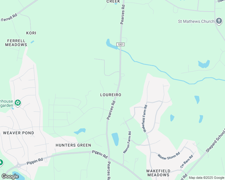map of restaurants, bars, coffee shops, grocery stores, and more near 9405 Perimeter Court in Zebulon