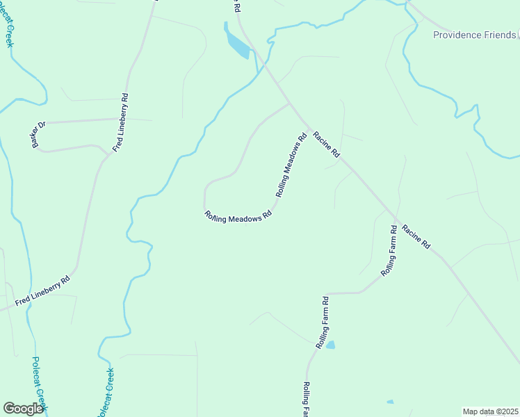 map of restaurants, bars, coffee shops, grocery stores, and more near 5593 Rolling Meadows Road in Randleman