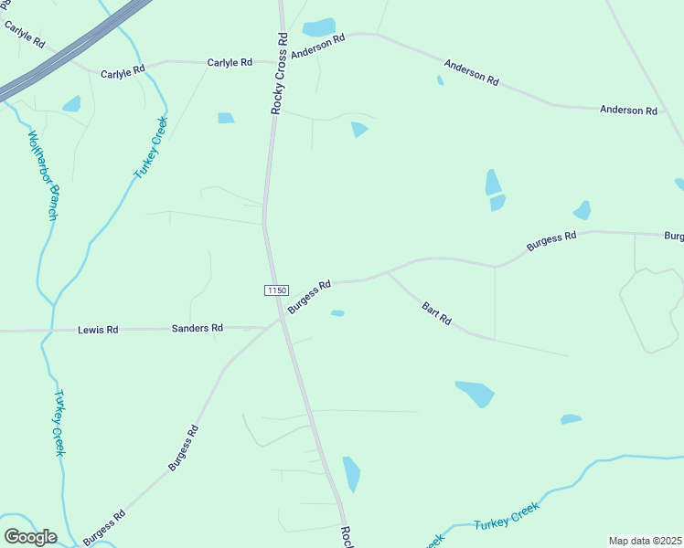 map of restaurants, bars, coffee shops, grocery stores, and more near 13164 Burgess Road in Middlesex