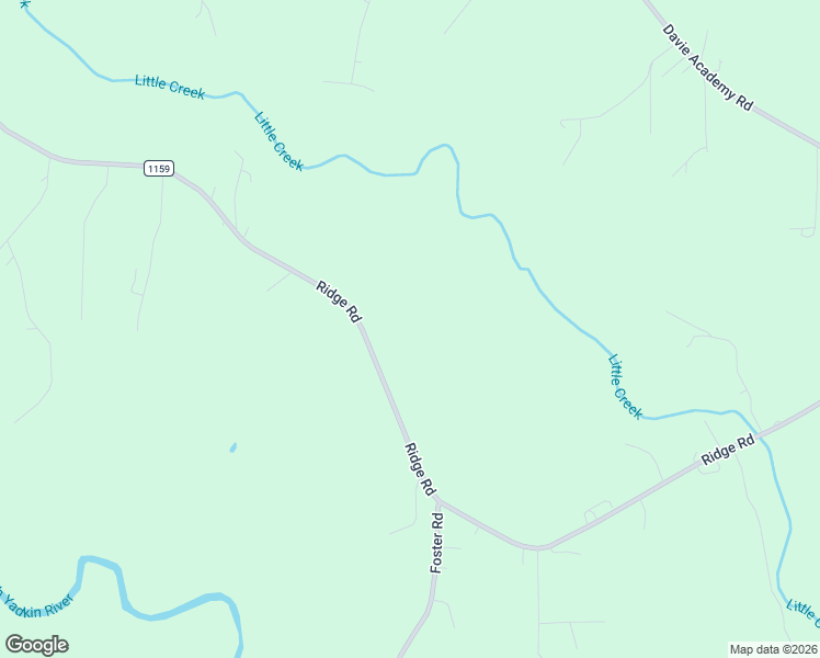 map of restaurants, bars, coffee shops, grocery stores, and more near 824 Ridge Road in Mocksville