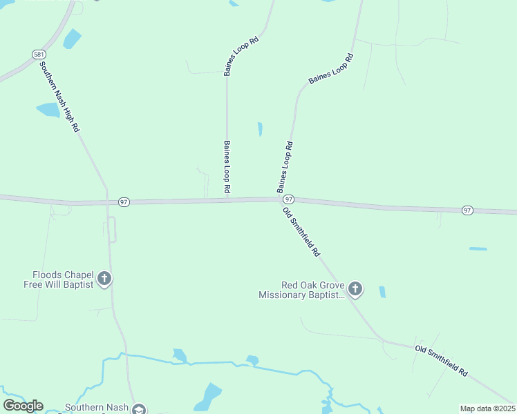 map of restaurants, bars, coffee shops, grocery stores, and more near 3953 North Carolina 97 in Spring Hope