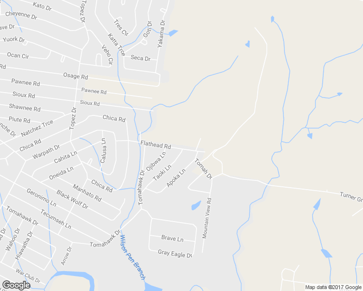 map of restaurants, bars, coffee shops, grocery stores, and more near 1033 Flathead Road in Crossville