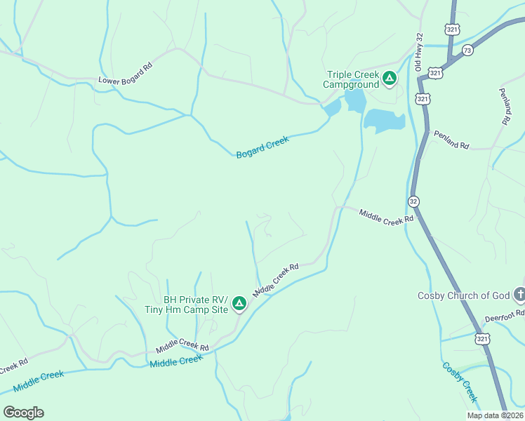 map of restaurants, bars, coffee shops, grocery stores, and more near 355 Laurel Way in Cosby