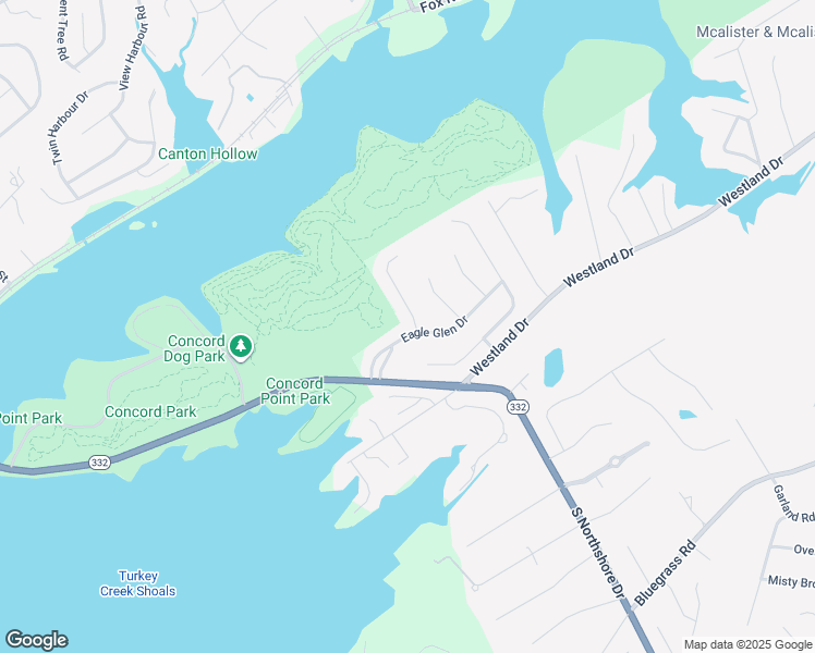 map of restaurants, bars, coffee shops, grocery stores, and more near 1252 Eagle Nest Lane in Knoxville