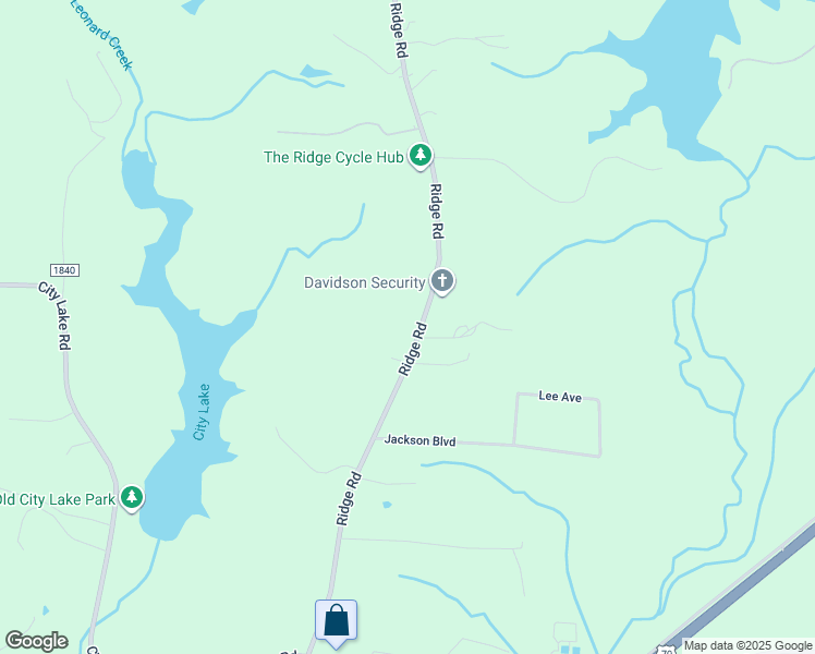 map of restaurants, bars, coffee shops, grocery stores, and more near 1045 Ridge Road in Lexington