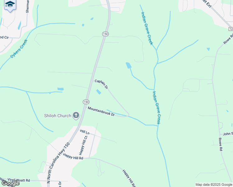 map of restaurants, bars, coffee shops, grocery stores, and more near 321 Captain Drive in Lexington