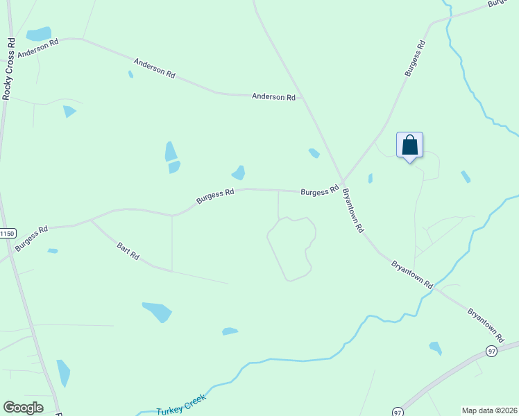 map of restaurants, bars, coffee shops, grocery stores, and more near 12431 Burgess Road in Middlesex