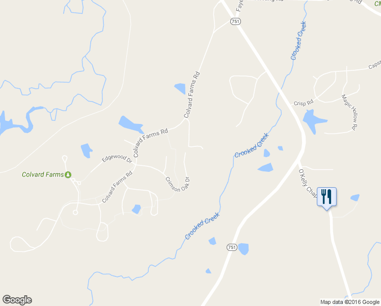 map of restaurants, bars, coffee shops, grocery stores, and more near 388 Crimson Oak Drive in Durham
