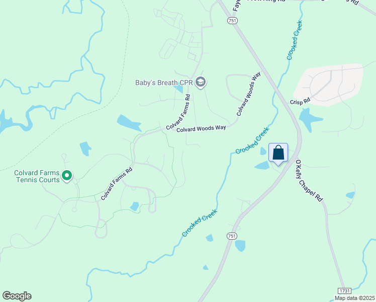 map of restaurants, bars, coffee shops, grocery stores, and more near 388 Crimson Oak Drive in Durham
