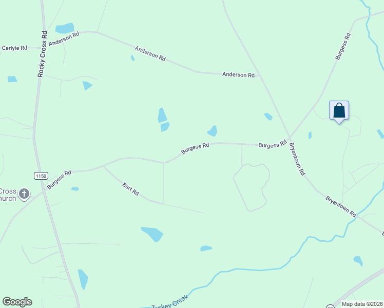 map of restaurants, bars, coffee shops, grocery stores, and more near 12431 Burgess Road in Middlesex