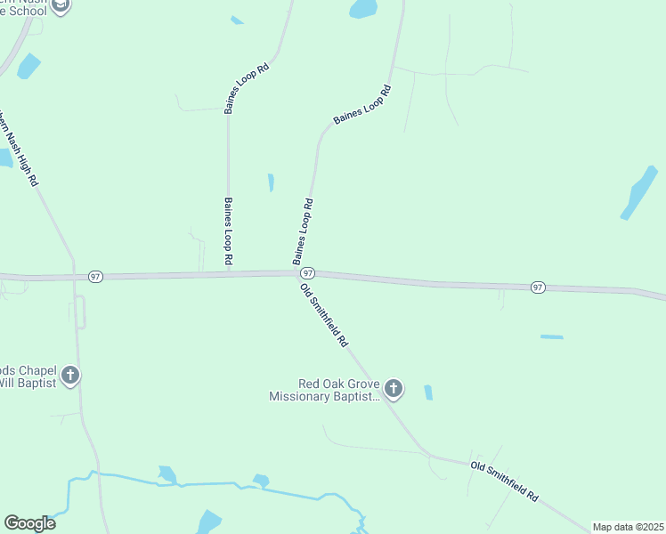 map of restaurants, bars, coffee shops, grocery stores, and more near 3780 North Carolina 97 in Spring Hope